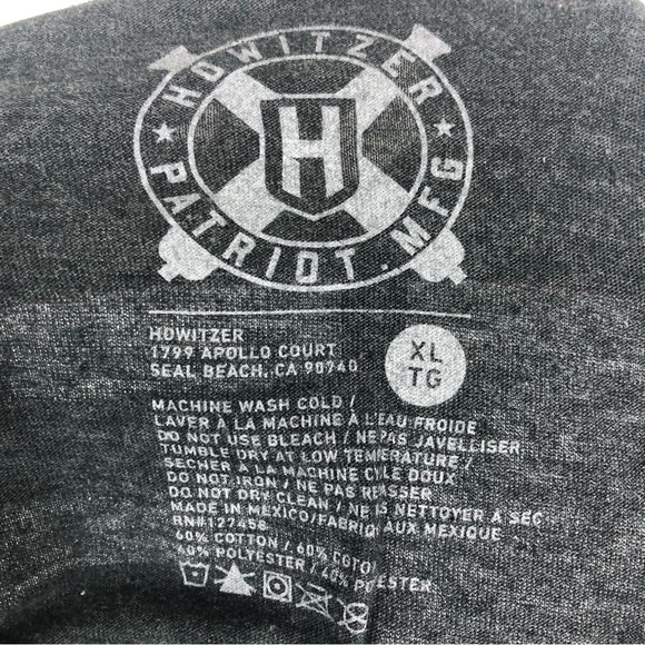 Howitzer Patriot MFG Co Forged In Iron T-Shirt Size Youth XL - Picture 3 of 6